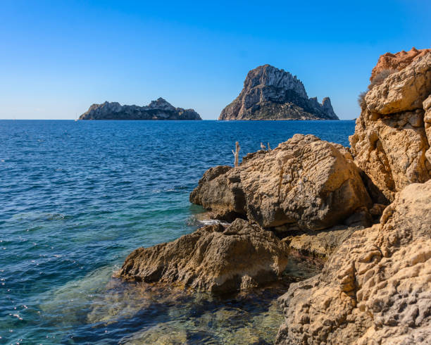 Es Vedra and Vedranell stock photo