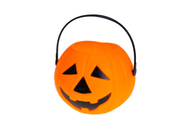 istock Halloween candy basket isolated 1455539690