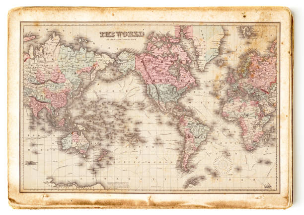 istock Map of the world in mercator projection 1848 1455540005