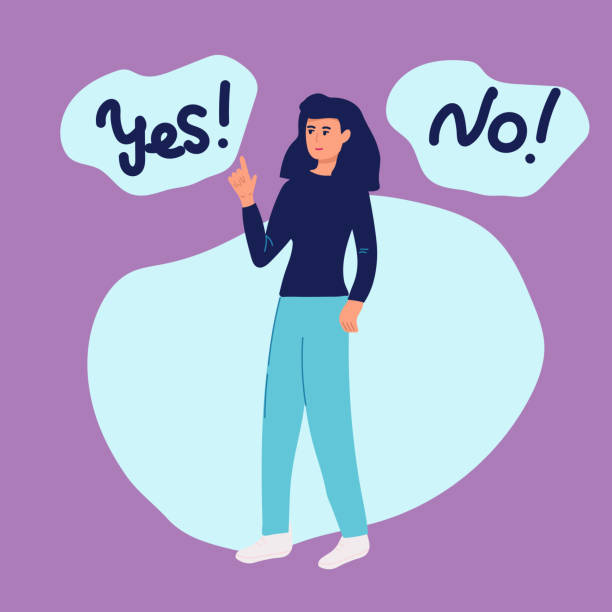 istock woman making choice . Person thinking about question of good investment flat vector illustration. Financial cost, payment concept for banner, website design or landing web page, 1455554705