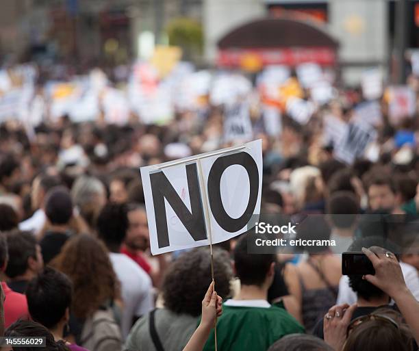 Demonstration Stock Photo - Download Image Now - Protest, Spain, Anger