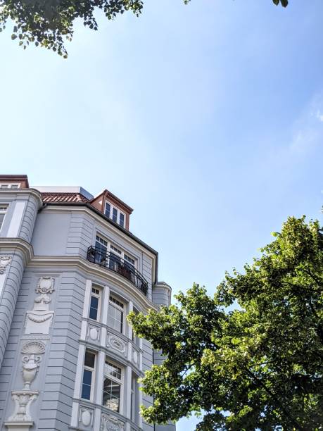 istock Vertical shot of a modern building on a sunny day 1455561559
