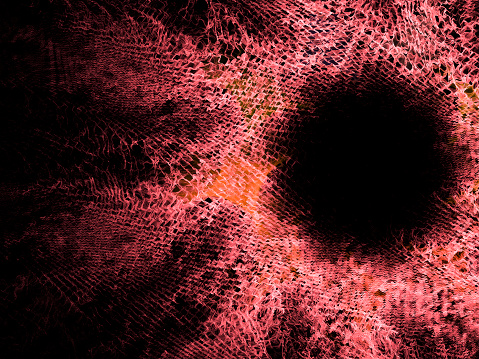High resolution fractal background representing a black hole.