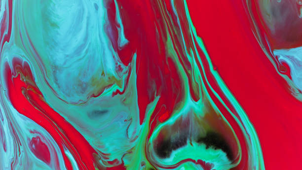 istock Abstract acrylic hand painted background 1455567296