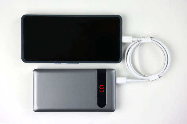 istock Charging the smartphone on a power bank 1455571085