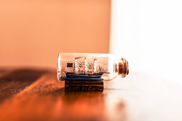 istock small ship in a bottle travel souvenir 1455572333