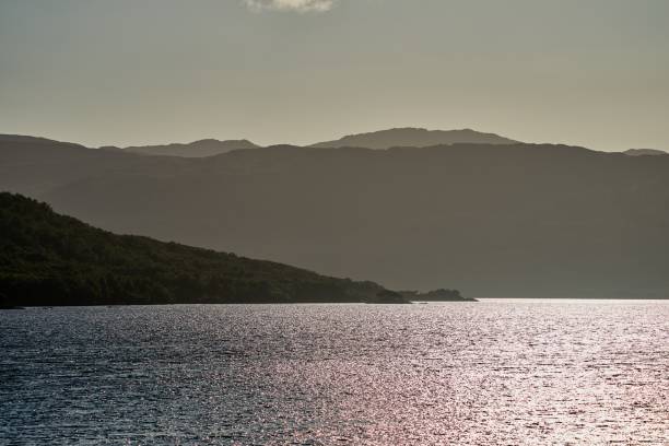 istock sparsely vegetated islands and coastal hills in the haze 1455581425