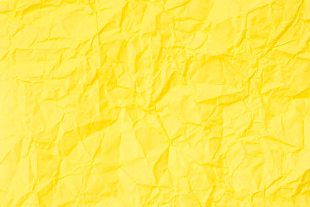 Crumpled yellow notepad