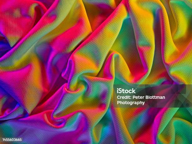 Designing Visual Using Fabric Flowing Graphic Design Using Fabric Light Painted With Multiple Colors ...