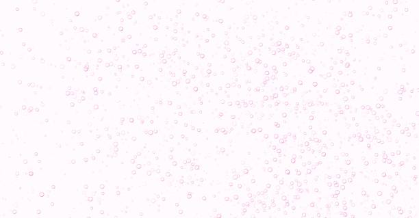 unterwasser-blasen, soda oder champagner kohlensäurehaltiges getränk, rosa mineralwasser. brausegetränk. aquarium, meer, ozean blasen vektor illustration. - champagne pink bubble vector stock-grafiken, -clipart, -cartoons und -symbole