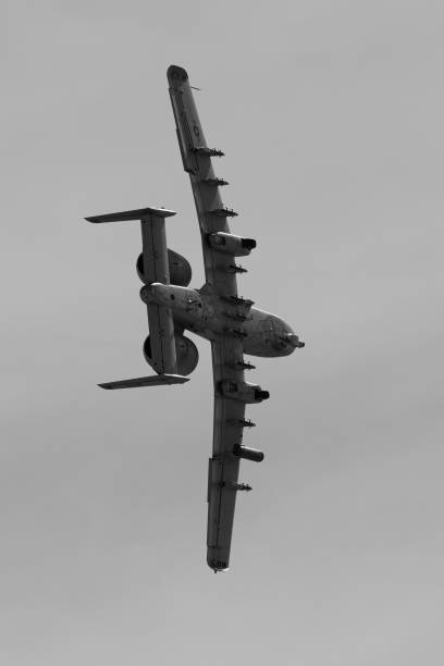 istock A-10 Thunderbolt II in a  tight turn 1455632079