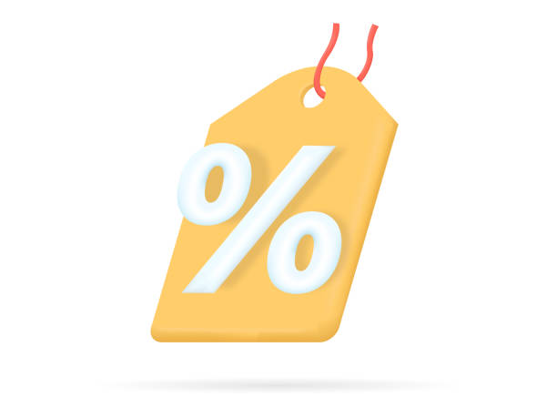 istock tag price 3d render vector, discount coupon of cash for future use. sales illustration 1455636698