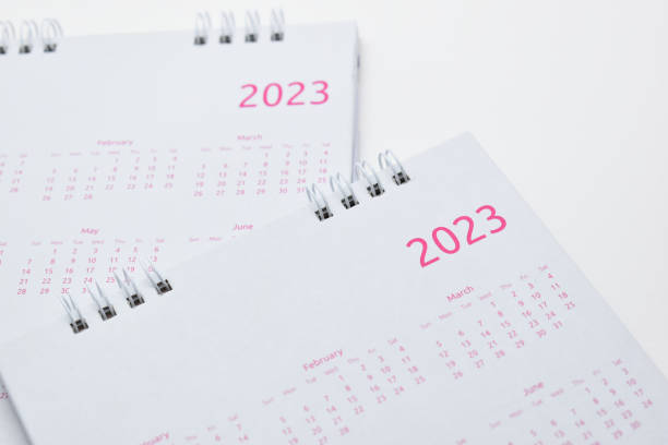 istock white calendar 2023 on white background 1455638819