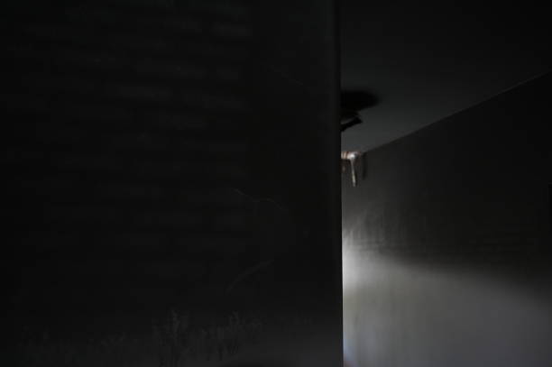 istock dirty black wall was burn from fire, construction industry 1455638924