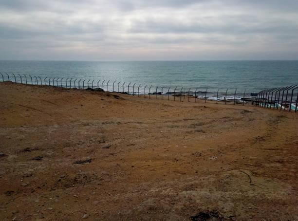 istock View of the Caspian Sea. 1455640033