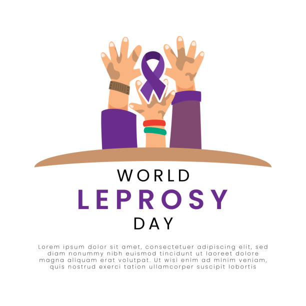 World Leprosy Day Symbol for Social Media Template Banner. Vector illustration of World Leprosy Day. World Leprosy Day Symbol for Social Media Template Banner. Vector illustration of World Leprosy Day. leprosy stock illustrations