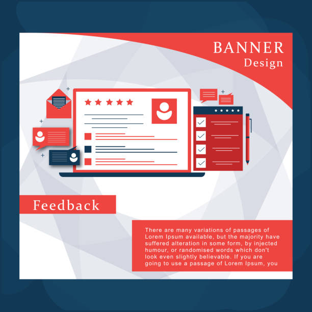 istock Customer giving quality feedback, social media review concept 1455647946