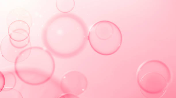 istock Abstract Beautiful Transparent Pink Soap Bubbles Background. Defocus, Blurred Celebration, Romantic Love Valentines Theme. Circles Bubbles. Freshness Soap Sud Bubbles Water 1455649705