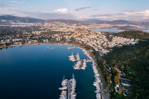 istock Drone View Bitez Bay at Bodrum Turkey 1455656506