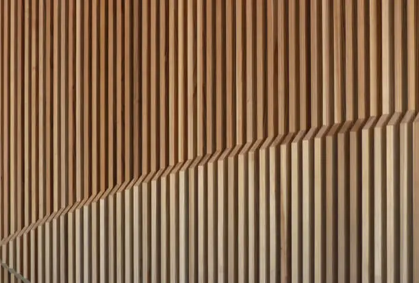 Photo of Wooden wall slat