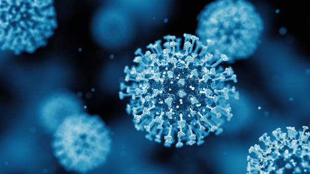 coronavirus cells. kraken - 冠狀病毒 圖片 個照片及圖片檔