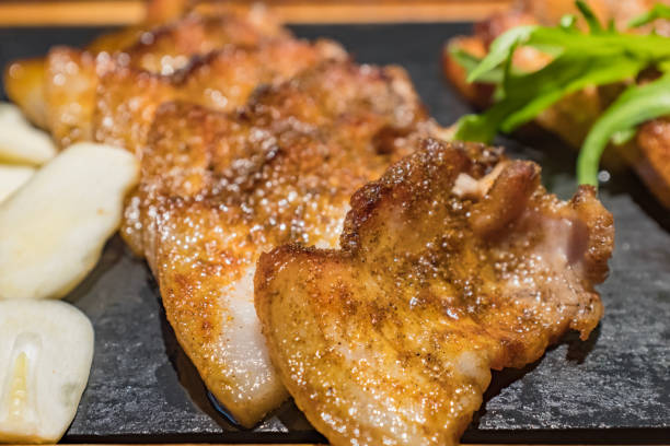 Barbecue, grilled pork belly
