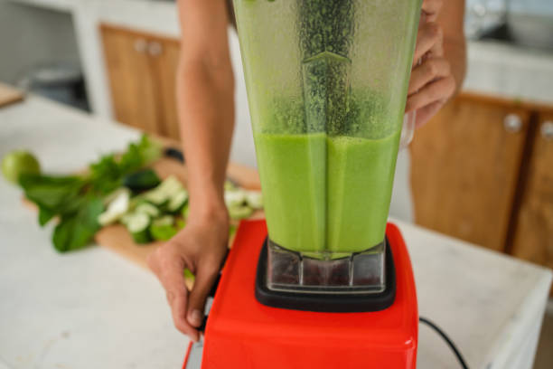 istock Preparation of healthy smoothie 1455672208