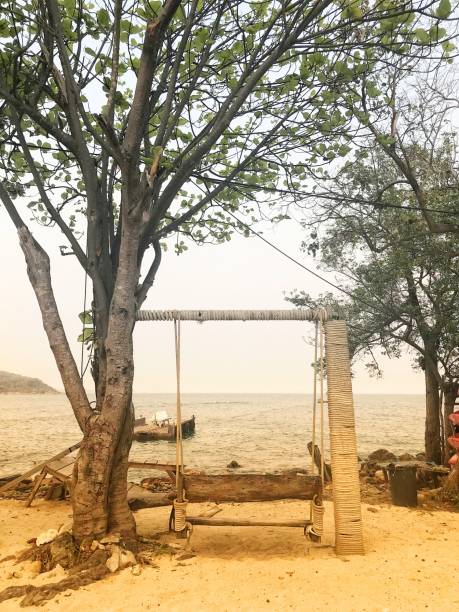 istock Swing on the beach in thailand island 1455672258