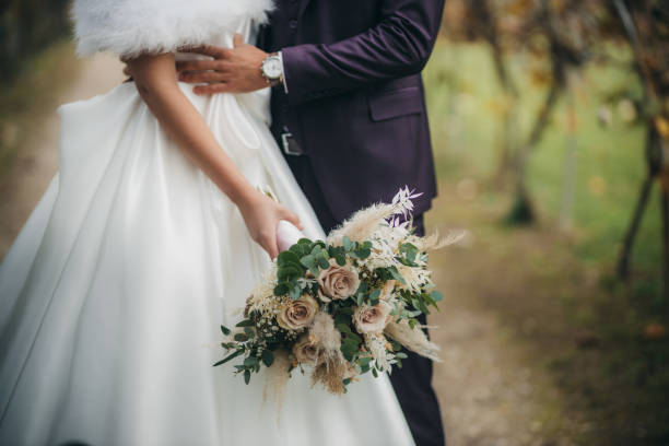 istock Closeup of a couple getting married 1455673463