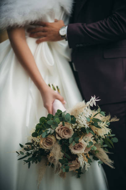 istock Closeup of a couple getting married 1455673465