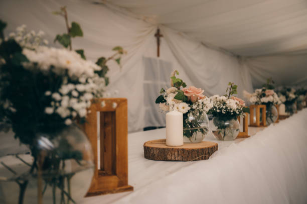 istock Closeup of decorations for a wedding 1455673468