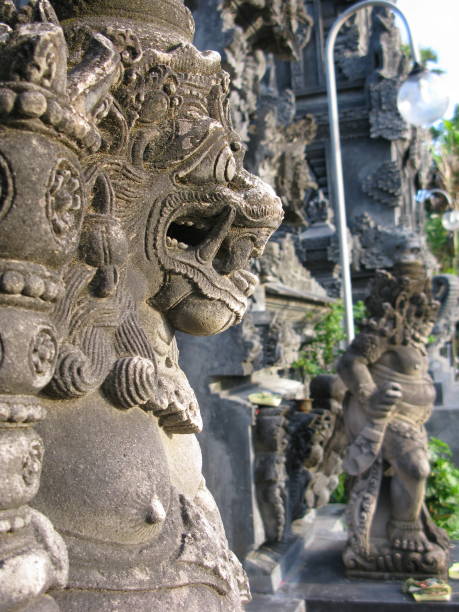 istock Traditional Balinese sculpture for decoration 1455673865