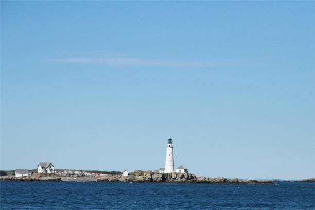 istock Boston Light lighthouse at Little Brewster island in Boston Harbor, Massachusetts 1455674904