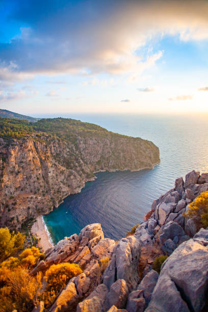 Aerial view of Kelebekler Vadisi (Butterfly Valley)
