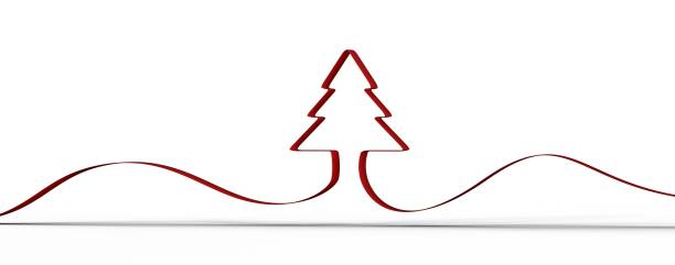 istock 3d illustration of a modern Christmas tree 1455676585