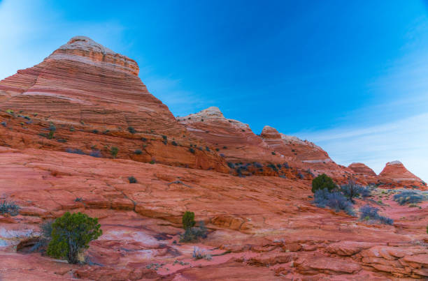 istock Mesmerizing view of the red rock mountains against a cloudy sky 1455677921