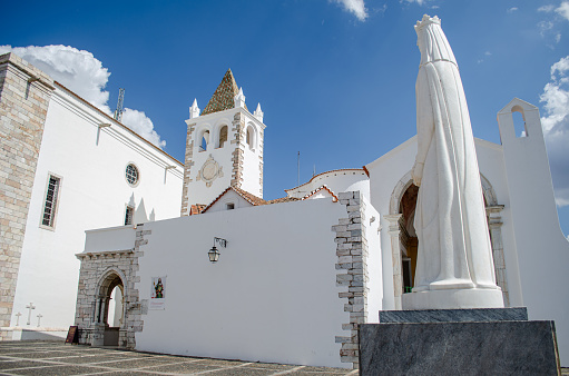 estremoz, Portugal – December 09, 2021: A catholic church \