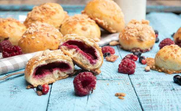 Homemade sweet buns