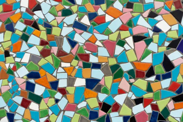 Photo of Multicolored mosaic
