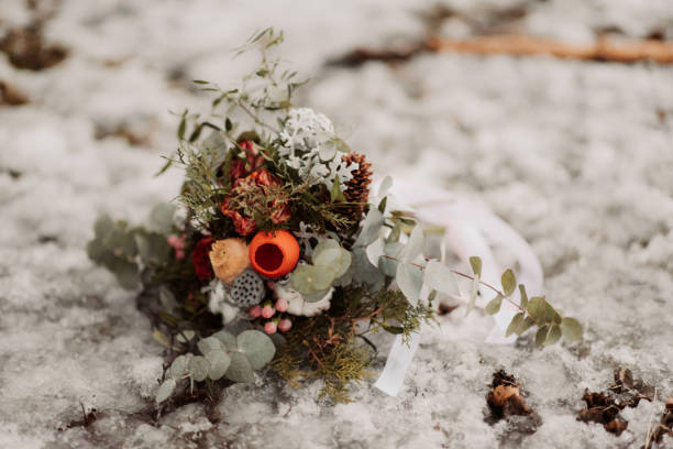 istock Closeup of wedding decorations 1455687048