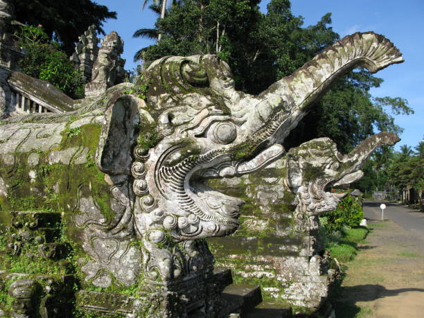 istock Decorative sculpture in Pura Kehen, Indonesia 1455687504