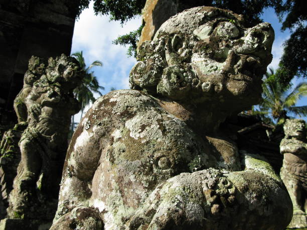 istock Decorative sculpture in Pura Kehen, Indonesia 1455687547