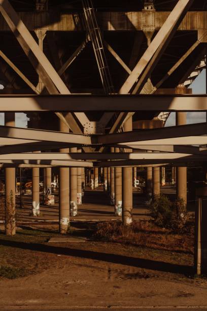istock Details of a bridge in the sun 1455687556