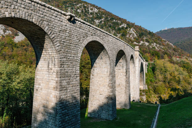 istock View of Solkan bridge over Soca river in Slovenia 1455689607