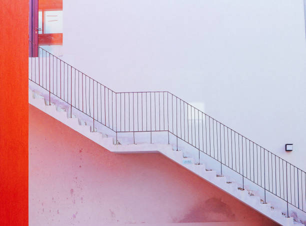 istock Aesthetic shot of a staircase 1455695195