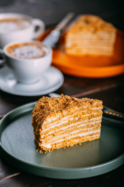 istock Delicious Medovik Cake 1455697942