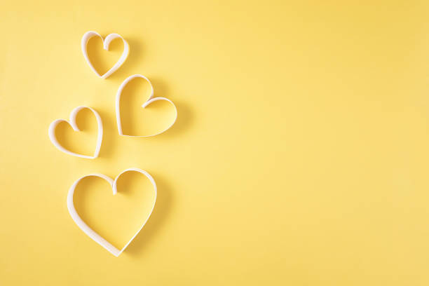 istock Heart Shaped Papers for Valentine's Day 1455705361
