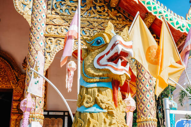 istock Sacred Temple in Chiang Mai, Thailand 1455713700