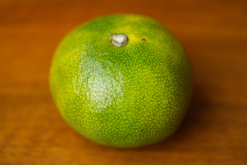 Green mandarin.