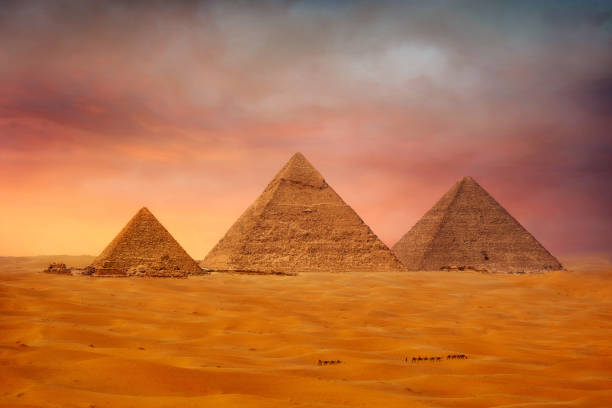 istock Pyramids in Cairo, Egypt taken in January 2022 1455717787